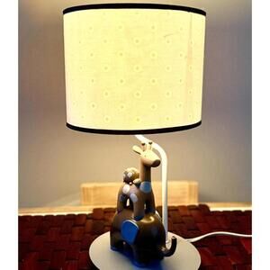 Lambs & Ivy Children’s Lamp Elephant, Giraffe & Turtle Base with Original Shade